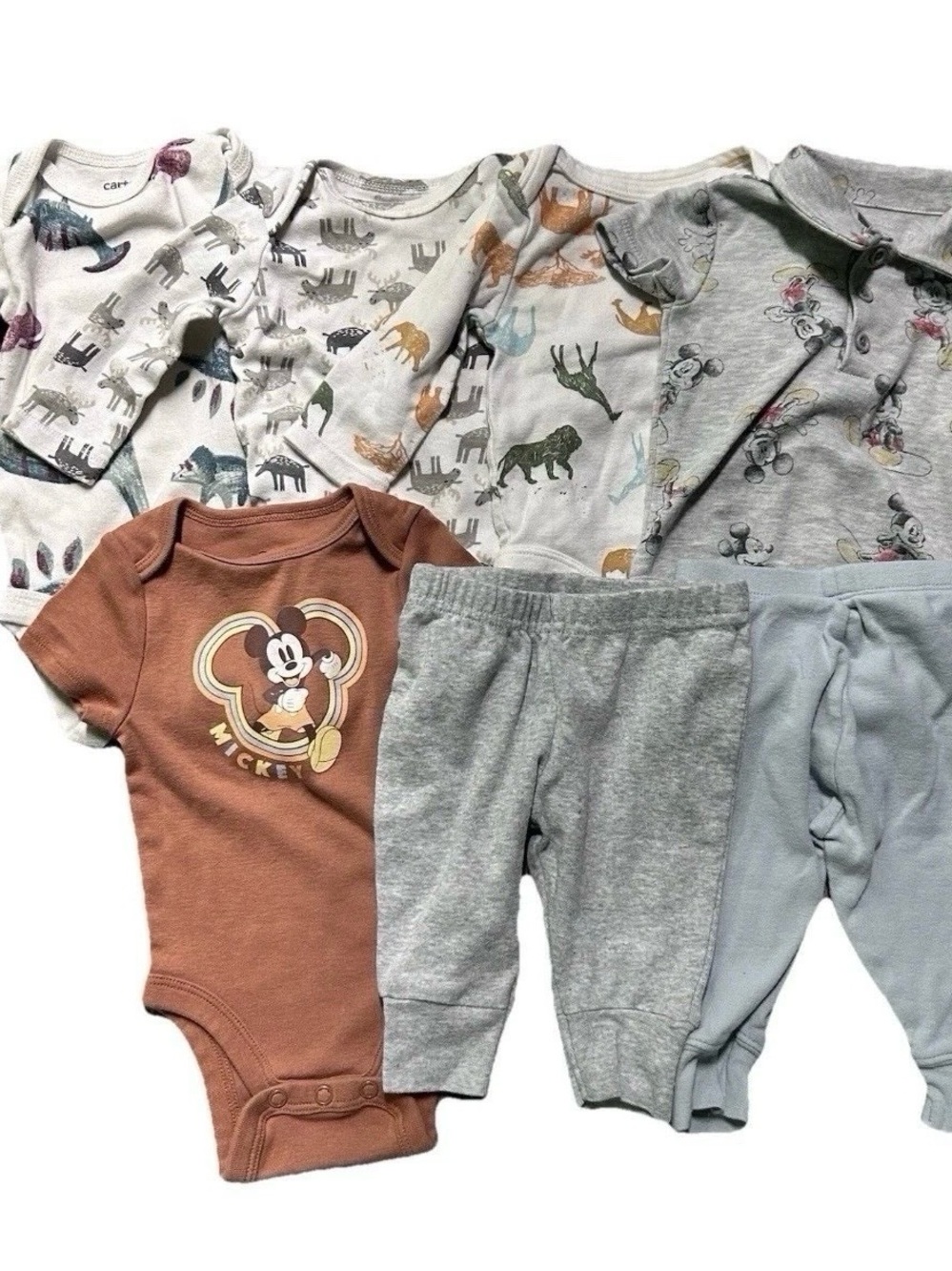 Baby Boy Clothing Long Sleeve Short Sleeve Disney Pants Size 0-3 Months